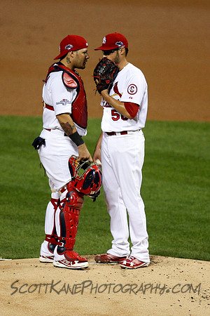 MLB: OCT 11 NLCS - Dodgers at Cardinals - Game 1