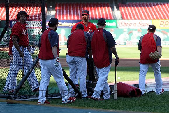 MLB: OCT 11 NLCS - Dodgers at Cardinals - Game 1
