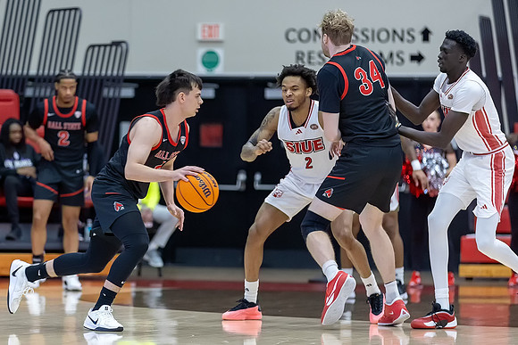SIUE Men's Basketball v Ball State 8 Dec 2024