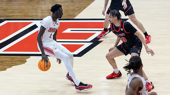 SIUE Men's Basketball v Ball State 8 Dec 2024