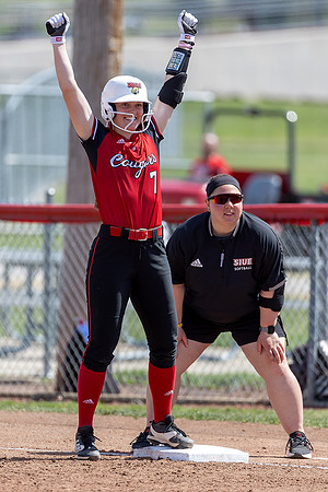 SIUE Softball v Eastern Illinois - Game One - 30 March 2024