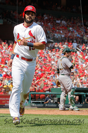 MLB: AUG 28 Athletics at Cardinals