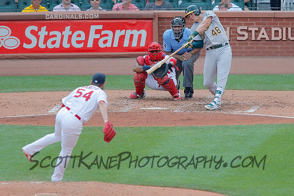 MLB: AUG 28 Athletics at Cardinals