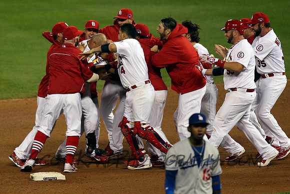 MLB: OCT 11 NLCS - Dodgers at Cardinals - Game 1
