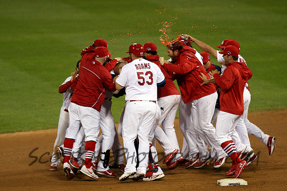MLB: OCT 11 NLCS - Dodgers at Cardinals - Game 1