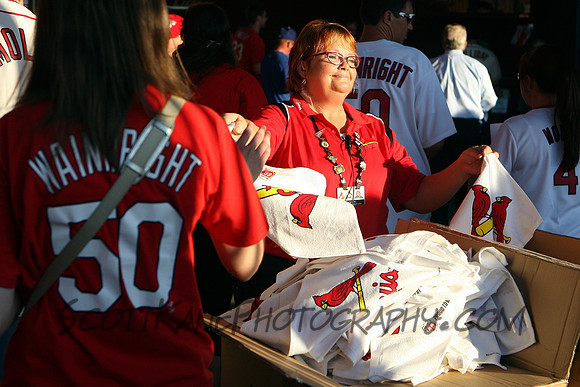 MLB: OCT 11 NLCS - Dodgers at Cardinals - Game 1