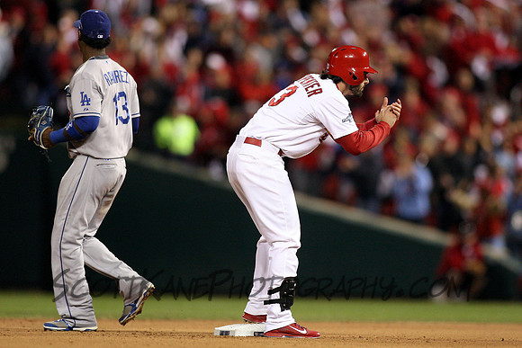 MLB: OCT 18 NLCS - Dodgers at Cardinals - Game 6