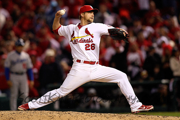 MLB: OCT 18 NLCS - Dodgers at Cardinals - Game 6