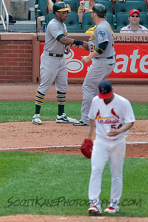MLB: AUG 28 Athletics at Cardinals