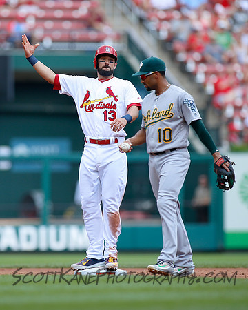 MLB: AUG 28 Athletics at Cardinals
