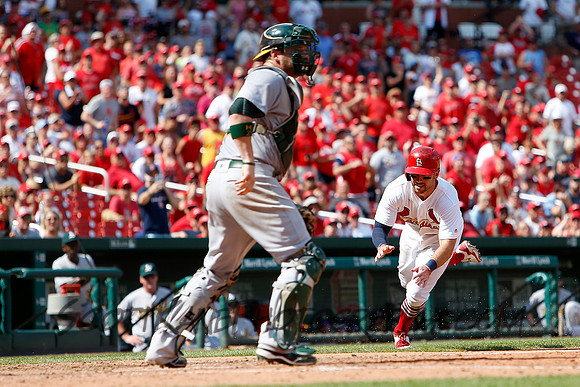 MLB: AUG 28 Athletics at Cardinals