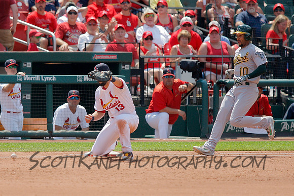 MLB: AUG 28 Athletics at Cardinals