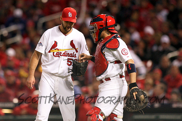 MLB: OCT 18 NLCS - Dodgers at Cardinals - Game 6