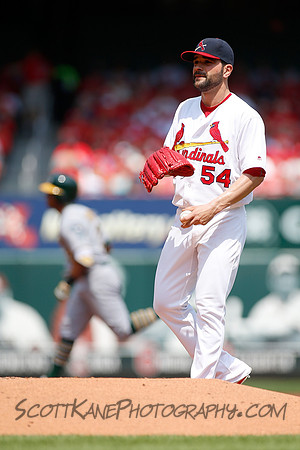MLB: AUG 28 Athletics at Cardinals
