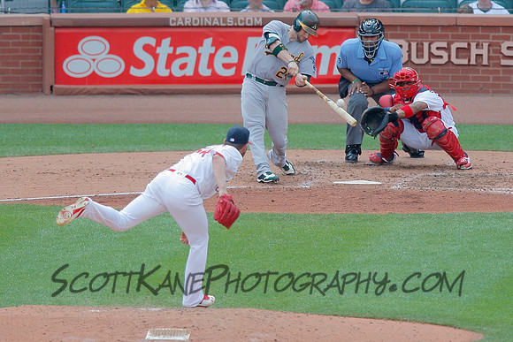 MLB: AUG 28 Athletics at Cardinals