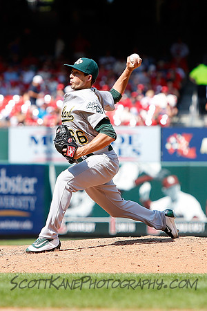 MLB: AUG 28 Athletics at Cardinals